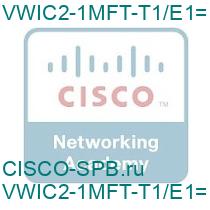 VWIC2-1MFT-T1/E1=