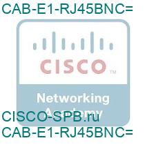 CAB-E1-RJ45BNC=